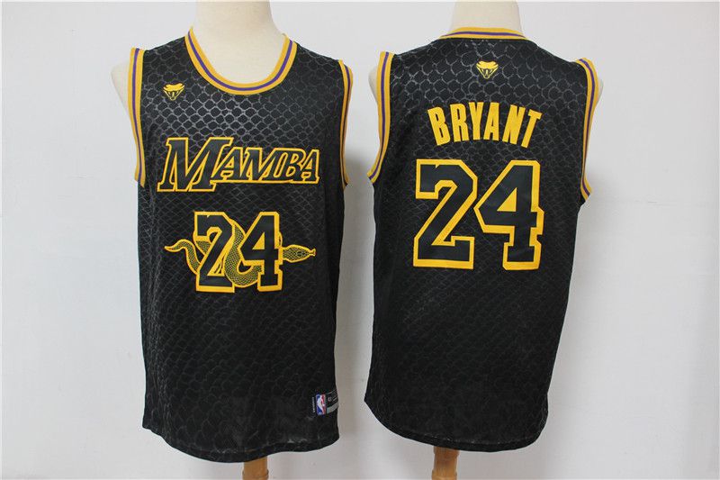 Men Los Angeles Lakers #24 Bryant Black Souvenir Limited Edition NBA Jersey